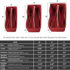 ZTUJO Purse Organizer Insert, Felt Bag Organizer with Metal Zipper, Handbag & Tote Shaper, For Speedy Neverfull Tote, 7 Sizes - Image 2