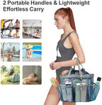 Mesh Shower Caddy Portable with Drawstring - 2-Handle Shower Bag for Dorm - Image 6