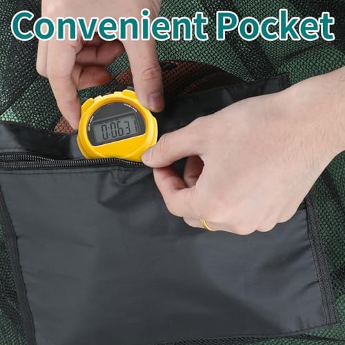 Extra Large Mesh Ball Bag, Heavy Duty 40"x30" Hold 10-12 Soccer Basketball - Image 3