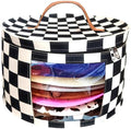 Hat Boxes for Women Storage 16.93" D*10.24" H Caps Carrier Case Organizer by MemfishWelcomeYou
