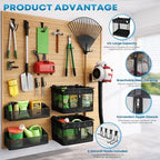10 Pcs Slatwall Baskets Kit, Slatwall Mesh Storage Baskets with Hooks - Image 4