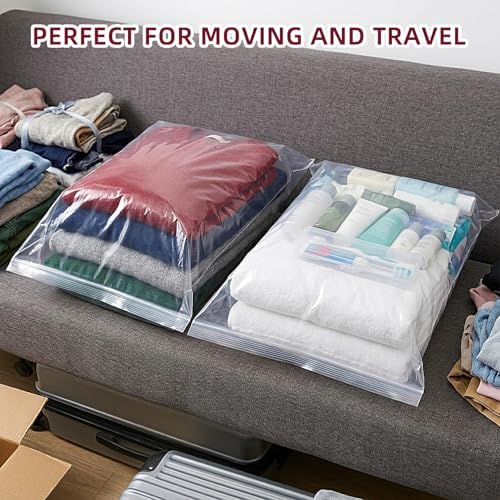 Yotelab Large 5 Gallon Plastic Zipper Storage Bags, 18x24 Inch, 20Pcs - Image 4