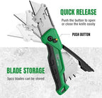 SK Utility Knife with SK2M TAC Blade & Aluminum Handle, Folding Box Cutter - Image 5