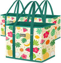 BALEINE 3PK Reusable Grocery Bags, Heavy Duty Shopping Tote Bag by BALEINE