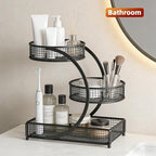 Makeup Organizer Countertop for Vanity, 3 Tier Bathroom Bedroom Counter Skincare Organizer Cosmetic Display Shelf Vanity Accessories for Women Multi-Purpose Metal Storage Rack for Home, Office - Image 7