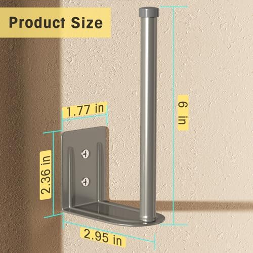 Durmmur Stainless Steel Hat Organizer, Hat Rack for Wall,Each Holds 15 Hats - Image 2