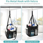 Mesh Shower Caddy Portable for College Dorm Room Essentials, Shower Tote Bag with Hanging Hook and Drawstring, Quick Dry Toiletry Bag with 6 Pockets for Bathroom, Swimming, Gym, Camping, Beach, Travel - Image 4