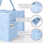 Mr. Pen- Baby Diaper Caddy Organizer, Sky Bliss - Image 3