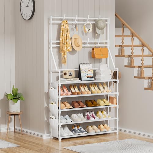 OYREL Shoe Rack 5 Tier Shoe Racks Organizer 20-25 Pairs for Closet - Image 4