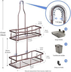 Hanging Shower Caddy Over Shower Head - No Drill Rustproof Shower Rack - Image 6
