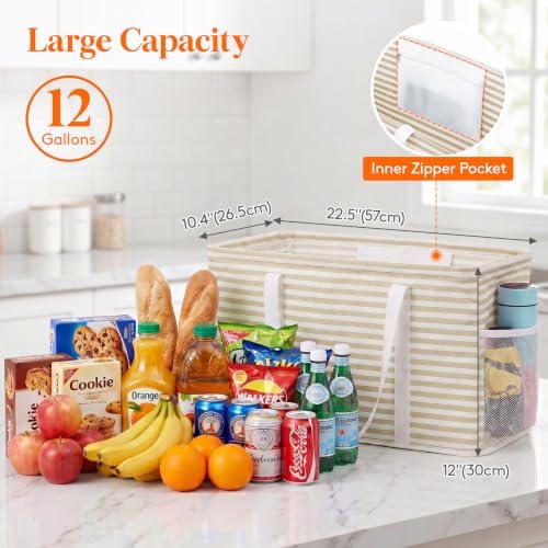 Lifewit Large Tote bag, Reusable Shopping Grocery Bags - Image 3