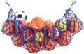 Sports Ball Storage Net,Hanging Basket Organizer Net for Basketballs,Volleyballs Soccer, Sport Equipment Organizer Storage Mesh Bag,Garage Ball Storage,Football Soccer Sports Ball Mesh Net by JYSILIYH