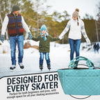 Kami-So Ice Skate Bag Tote | Skate Bag Organizer with Multi-purpose Pockets | Ideal for Water Bottle, Gloves & Accessories - Image 6