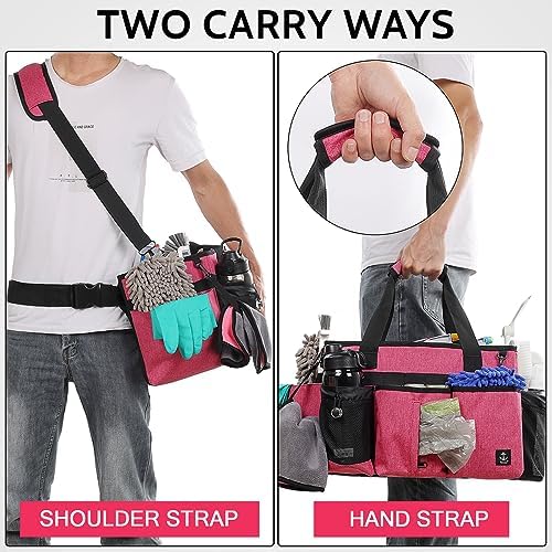 Large Cleaning Caddy Bag Built-in hard plastic sheet Aluminum foil lining - Image 5