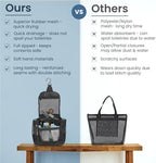 The Fine Living Co. Portable Shower Caddy Hanging Mesh Shower Caddy,10x4x8" - Image 6