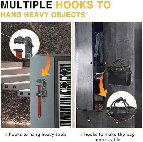 DIYMAG Magnetic Hooks 20pcs 30lbs+ Cruise Essentials 2026 Magnet Hook Black - Image 4