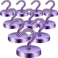 Neosmuk Magnetic Hooks Steel Tube Design for Cruise,130lb+ Purple,10 Pack by Neosmuk