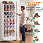 Ofiray-home Over the Door Shoe Organizer, 30-40 Pairs - Image 5