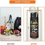 Boczif Hanging Ball Storage, Over Door Hanging Sports Equipment Organizer - Image 5