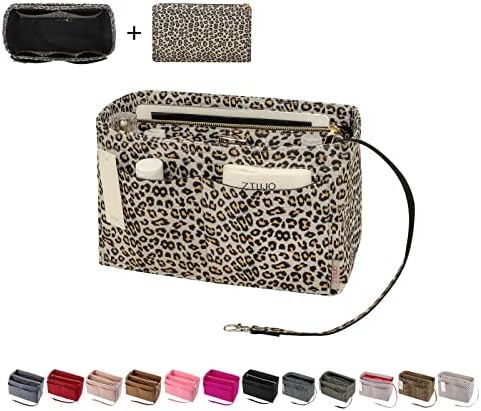 ZTUJO Purse Organizer Insert, Felt Bag Organizer with Metal Zipper, Handbag & Tote Shaper, For Speedy Neverfull Tote, 7 Sizes by ZTUJO