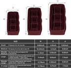 ZTUJO Purse Organizer Insert, Felt Bag Organizer For Handbag Purse Organizer,13 Colors, 6 Size (X-Large, Wine Red) - Image 2