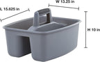 Mighty Tuff Rough and Rugged All-Purpose Cleaning Caddy, Grey/Black 2 Count (CD0170) - Image 2