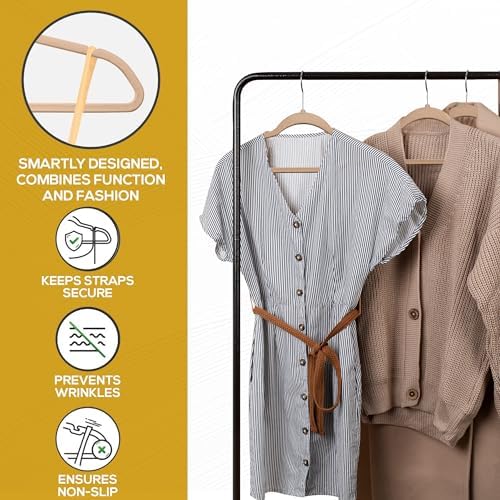 Techzoo 50 Pack New Premium Quality Velvet Hangers Ultra Thin Non Slip Adult Felt Space Saving Hangers for Closet Heavy Duty Coat Pants Dress Hangers 360° Swivel Hook Hold Upto 10 lbs Warm Taupe - Image 4