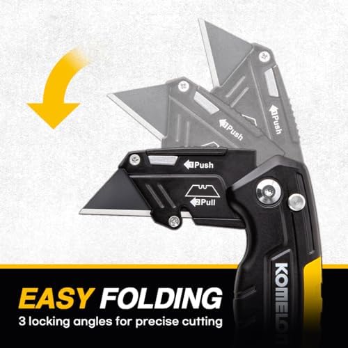Komelon Folding Utility Knife, Includes 4 Blades - Image 7