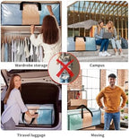 Heavy Duty Clear Moving Bags with Strong Zipper & Comfortable Handles - Image 7