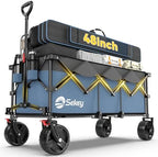 Sekey 300L Extended Collapsible Wagon, 660 lb Capacity, 48 in Long by Sekey