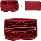 ZTUJO Purse Organizer Insert, Felt Bag Organizer with Metal Zipper, Handbag & Tote Shaper, For Speedy Neverfull Tote, 7 Sizes - Image 6