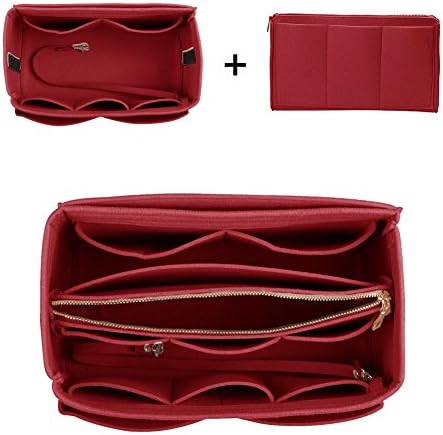 ZTUJO Purse Organizer Insert, Felt Bag Organizer with Metal Zipper, Handbag & Tote Shaper, For Speedy Neverfull Tote, 7 Sizes - Image 6