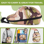 Glamgen Hat Travel Hard Case，Hat Case for Baseball Caps,Hat Carrier Storage Bag for 6 Hats, Hat Organizer Baseball Caps Holder with Adjustable Shoulder Strap for Traveling - Image 2