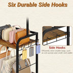 Floor-Standing Purse Organizer for Closet, Tall Handbag Storage Rack - Image 4