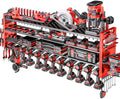 49.8" Power Tool Organizer Wall Mount,Holds 14 Cordless Drills by SHOMEXTOL