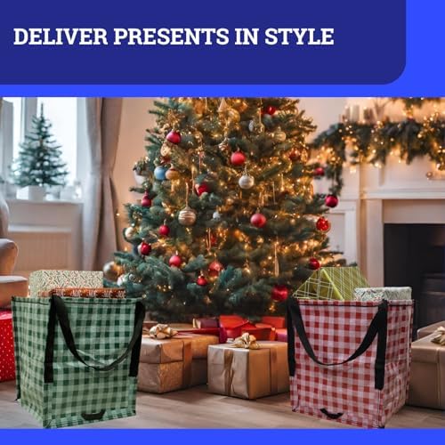 DURASACK Heavy Duty Storage Tote Bag 22-Gallon, Holiday Combo, Pack of 2 - Image 2