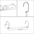 Meetu Space Saving Hangers - Metal Clothes Hangers with 6X2 Slots, Magic Cascading Design, Updated Hooks (Pack of 6) - Image 7