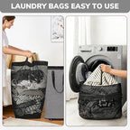 Goodpick 75L Laundry Basket with Wheels & Removable Wash Bag for Dorm - Image 5
