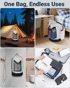 Laundry Bag with Shoulder Straps and Mesh Pocket Laundry Backpack Large Portable Laundry Hamper for College Laundromat Apartment - Image 7
