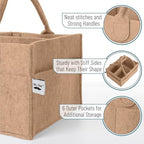Mr. Pen- Baby Diaper Caddy Organizer, Earthy Clay - Image 3