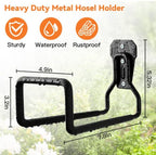Hose Holder Stand Wall Mount, 4Pcs Heavy Duty Garden Hose Hanger Reel - Image 6