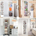 LUXEAR Over the Door Pantry Organizer Adjustable, 8 Tiers - Image 7