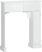 HOMCOM Over The Toilet Bathroom Cabinet Storage Cabinet White by HOMCOM