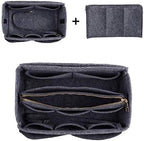 ZTUJO Purse Organizer Insert, Felt Bag Organizer with Metal Zipper, Handbag & Tote Shaper, For Speedy Neverfull Tote, 7 Sizes - Image 5