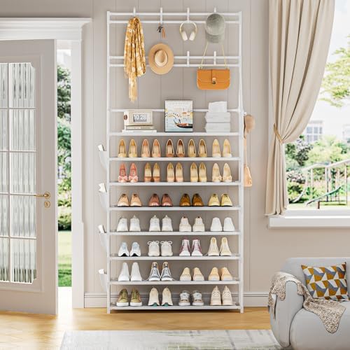 OYREL Shoe Rack 8 Tier Large Shoe Organizer Storage 32-40 Pairs - Image 2
