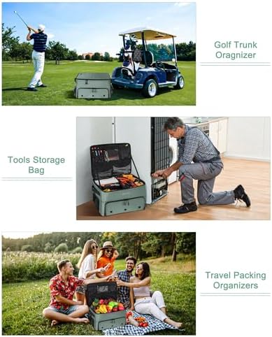 Golf Trunk Organizer, 2-Layer Storage with Golf Accessories - Image 5
