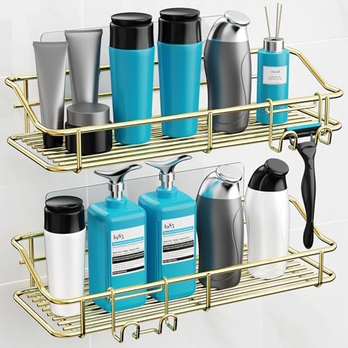 Nieifi Shower Caddy Adhesive, Shower Shelves, Shampoo Holder for Bathroom - Image 3