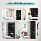 WVM Over the Door Shoe Organizer with 35 Breathable Mesh Pockets, Hanging Shoe Organizer for Door with 4 Metal Hooks, Large Capacity Closet Storage for Shoes, Accessories - Image 5