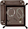 UnionBasic Small Jewelry Tray for Rings Watches Earrings, Entryway Catchall Caddy for Coins Keys Change, Nightstand Bedside Valet Holder, Trays for Electronic Gadgets, Coffee by UnionBasic