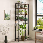 Over The Toilet Storage Rack, 4-Tier Bathroom Organizers and Storage with Adjustable Shelf, Freestanding Above Toilet Shelves for Bathroom & Laundry, Space Saver, Brown - Image 7